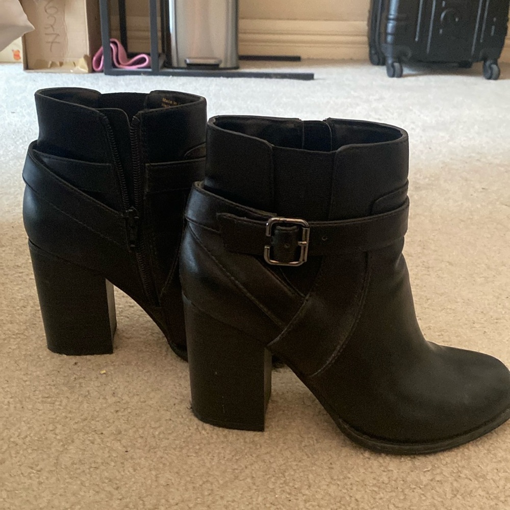 Aldo black booties